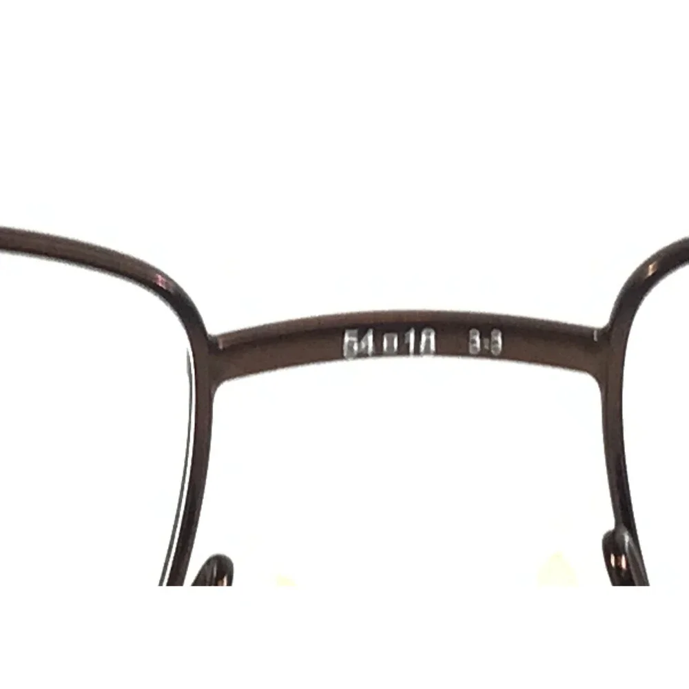 Carrera Eyeglasses Frames CA7586 1P5 Matte Brown Rectangle Wire Rim 54-18-140